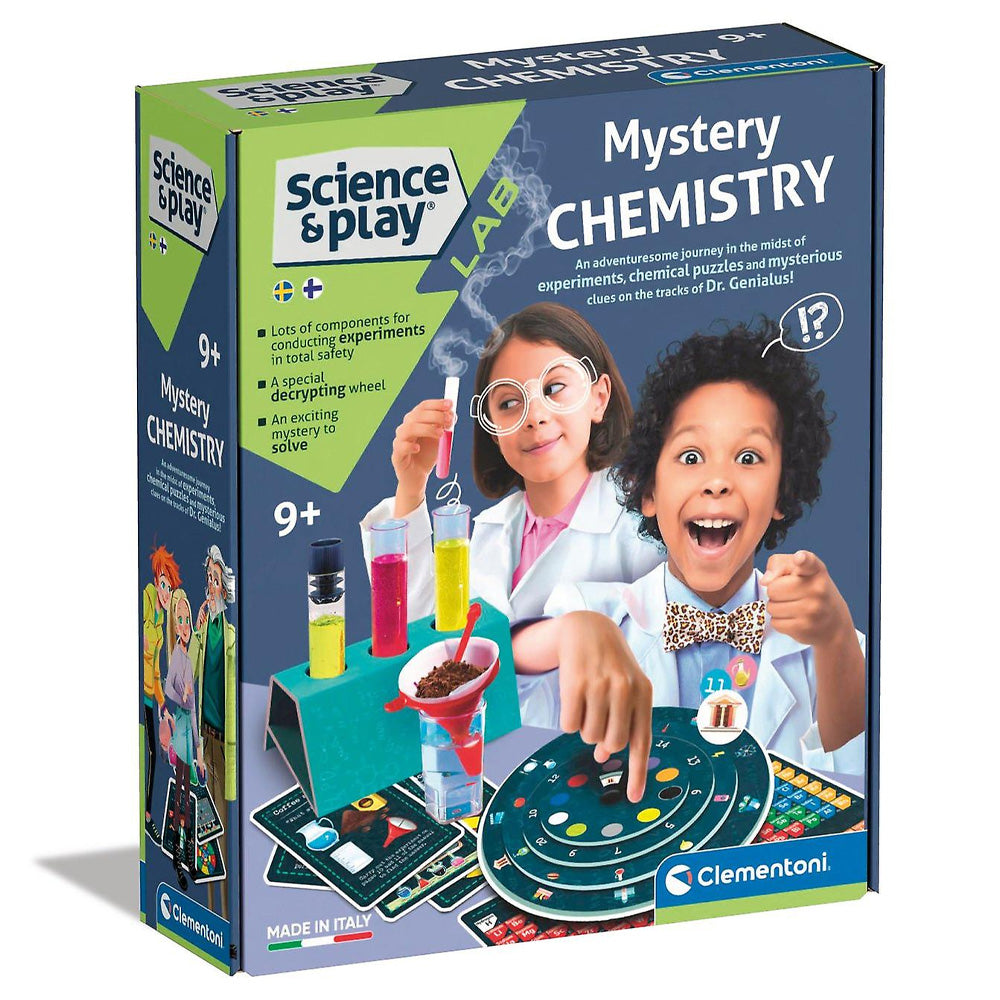 Clementoni Science & Play Lab: Mystery Chemistry STEM Set Age 9+