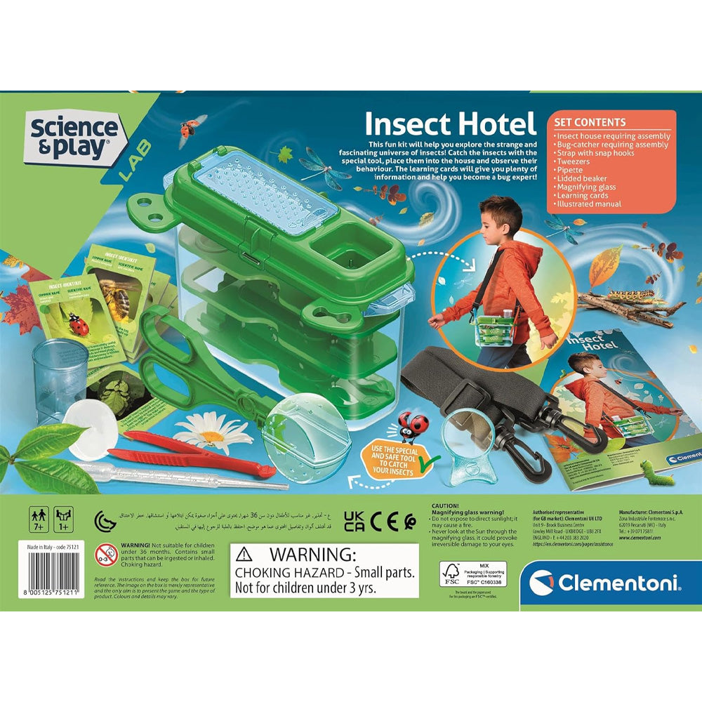 Clementoni Science & Play: Insect Hotel - STEM Toy Age 7+