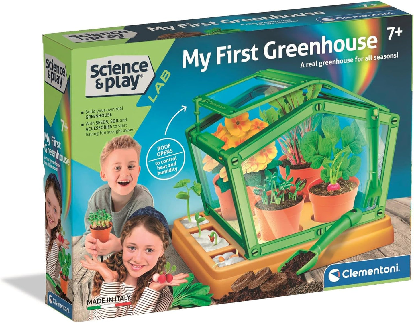 Clementoni Science & Play Lab: My First Greenhouse STEM Toy Age 7+