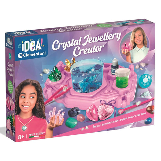 Clementoni Crystal Jewellery Creator STEM Craft Set Age 8+