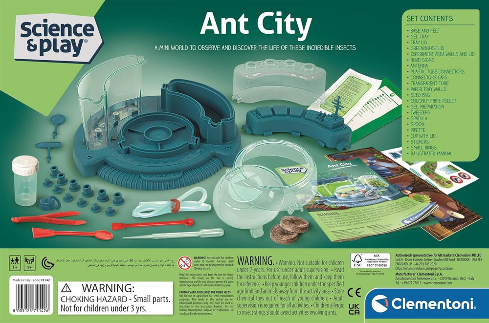 Clementoni Science & Play Lab: Ant City STEM Toy Age 7+