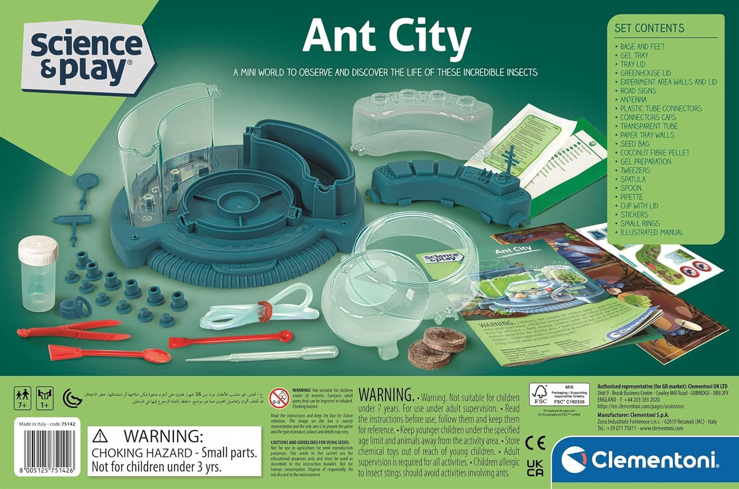 Clementoni Science & Play Lab: Ant City STEM Toy Age 7+