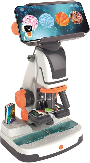 Clementoni Science & Play Lab: Digital Microscope with WiFi STEM Toy Age 8+