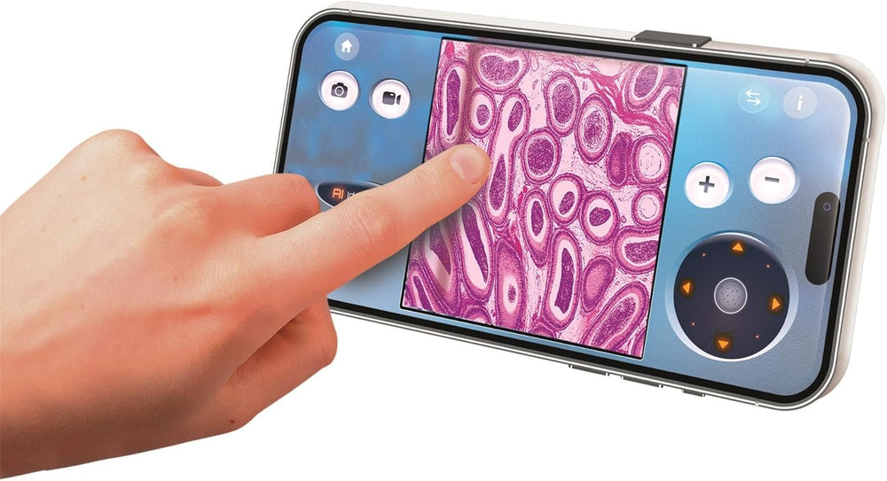 Clementoni Science & Play Lab: Digital Microscope with WiFi STEM Toy Age 8+
