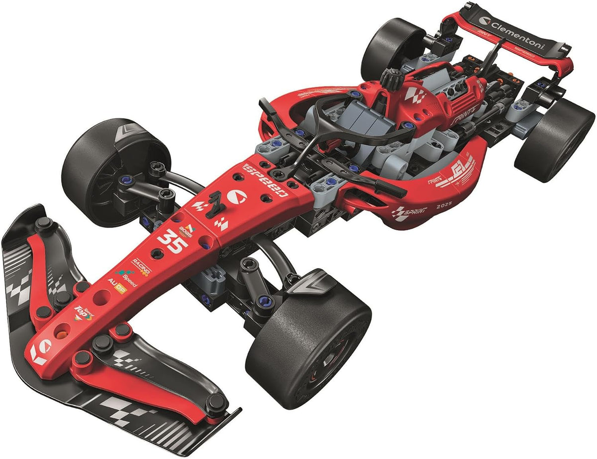 Clementoni Science & Play Build: Mechanics - Ultimate Racer STEM Toy Age 8+