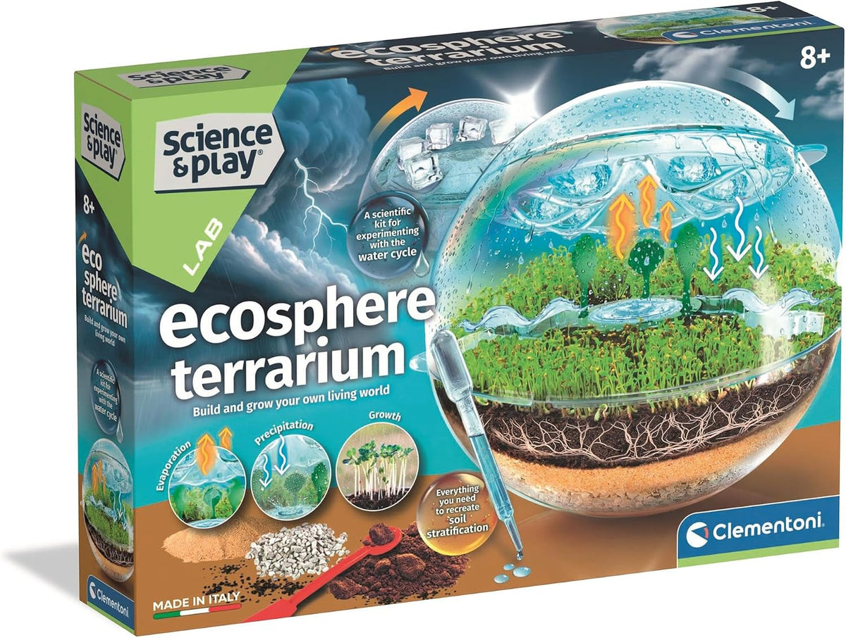 Clementoni Science & Play Lab: Ecosphere Terrarium STEM Toy Age 8+