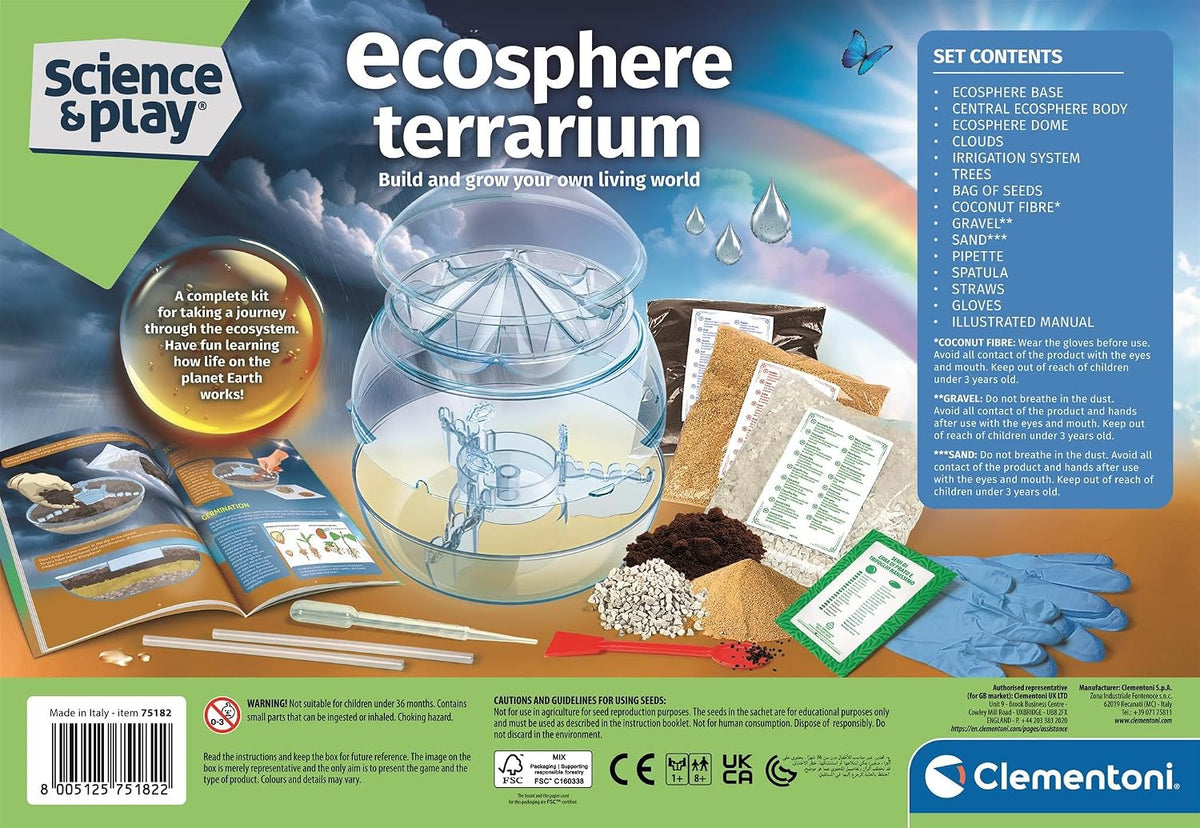 Clementoni Science & Play Lab: Ecosphere Terrarium STEM Toy Age 8+ - image 3