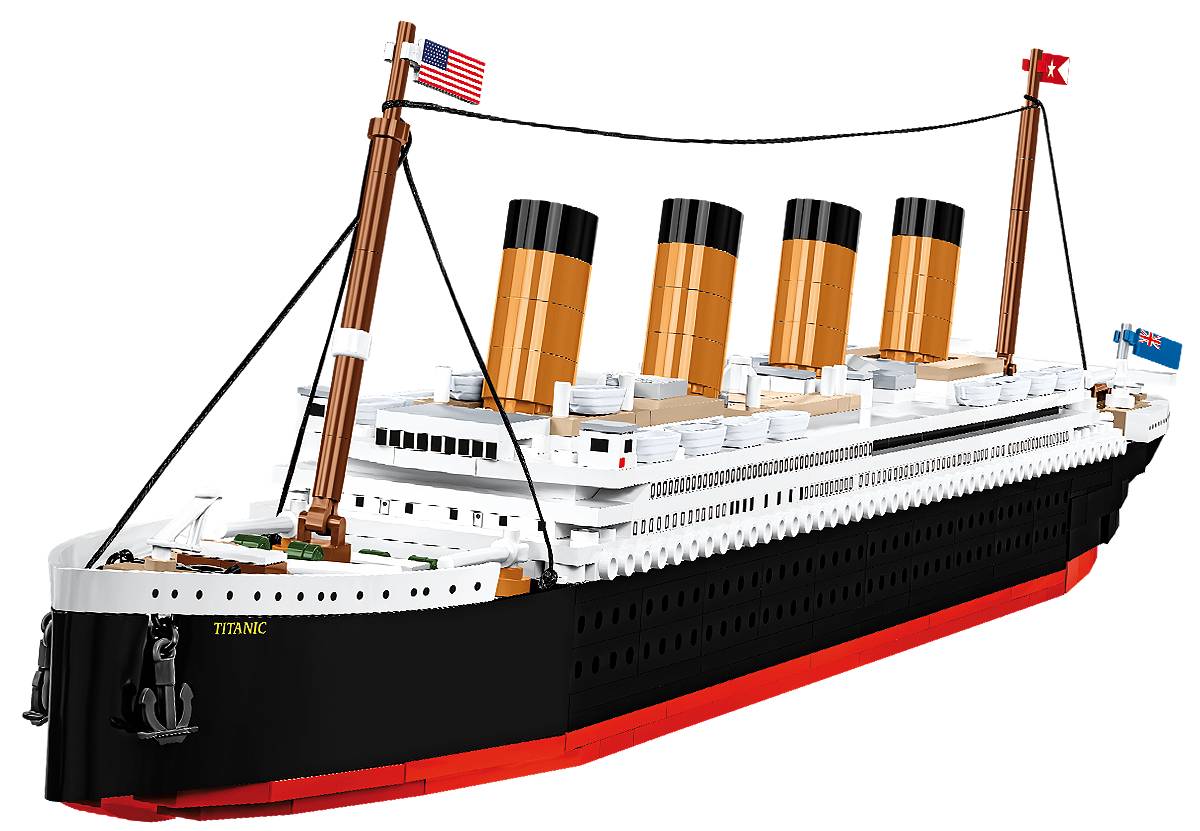 COBI 1688 Titanic 1:450 Historical Collection Brick Model Ship 850pcs