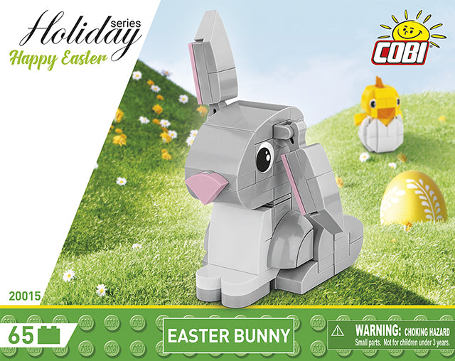 COBI 20015 Easter Bunny Brick Set 65pcs
