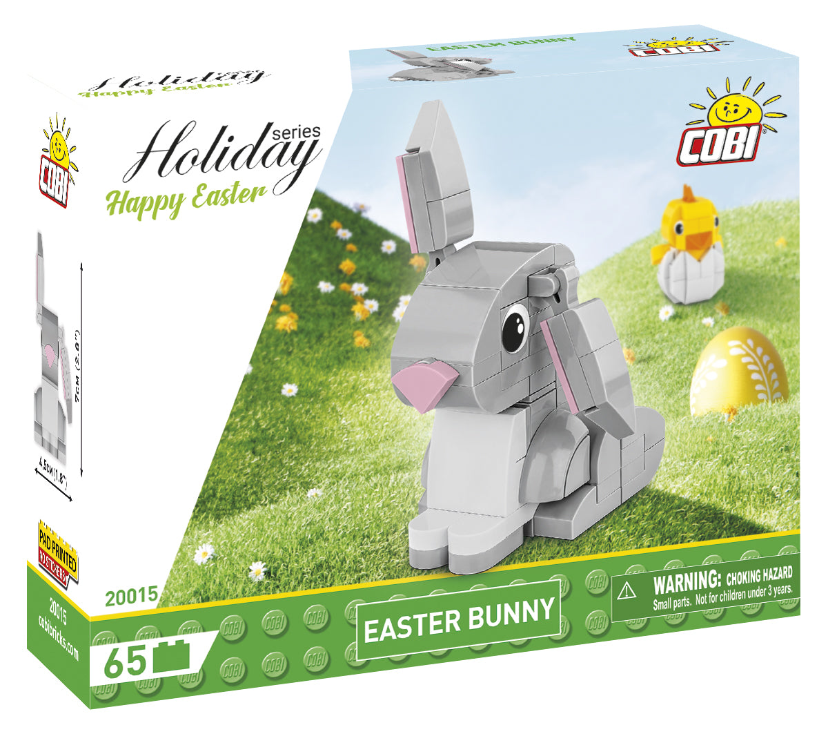 COBI 20015 Easter Bunny Brick Set 65pcs
