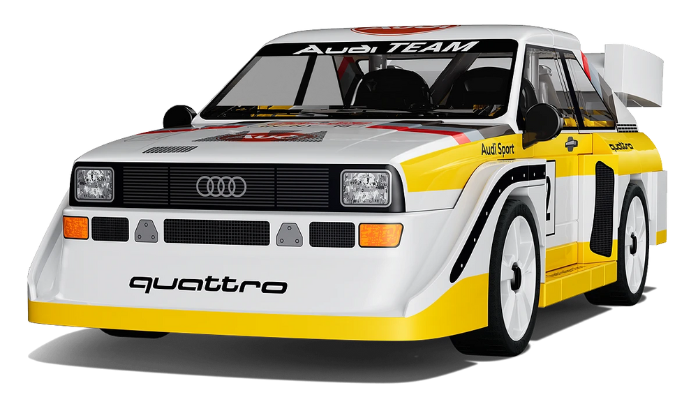 COBI 24667 Audi Sport Quattro S1 E2 1985 1:35 Brick Model 148pcs