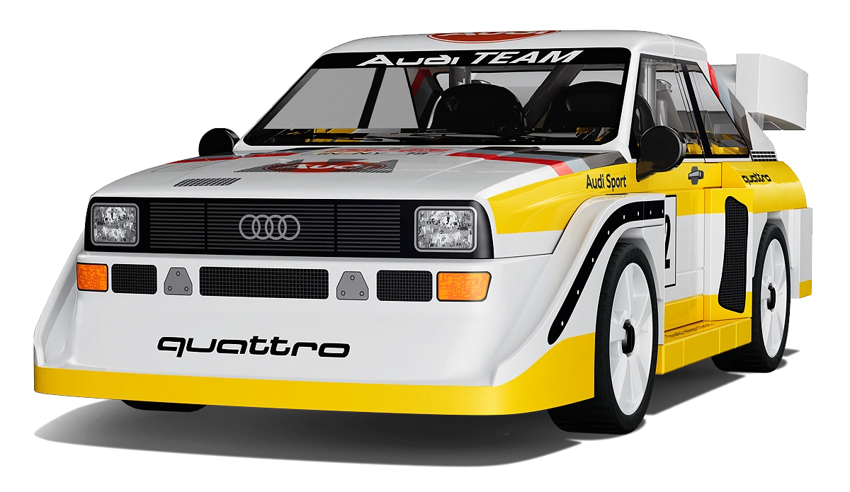 COBI 24667 Audi Sport Quattro S1 E2 1985 1:35 Brick Model 148pcs