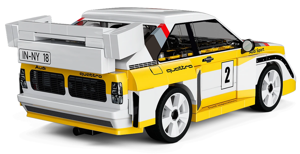 COBI 24667 Audi Sport Quattro S1 E2 1985 1:35 Brick Model 148pcs