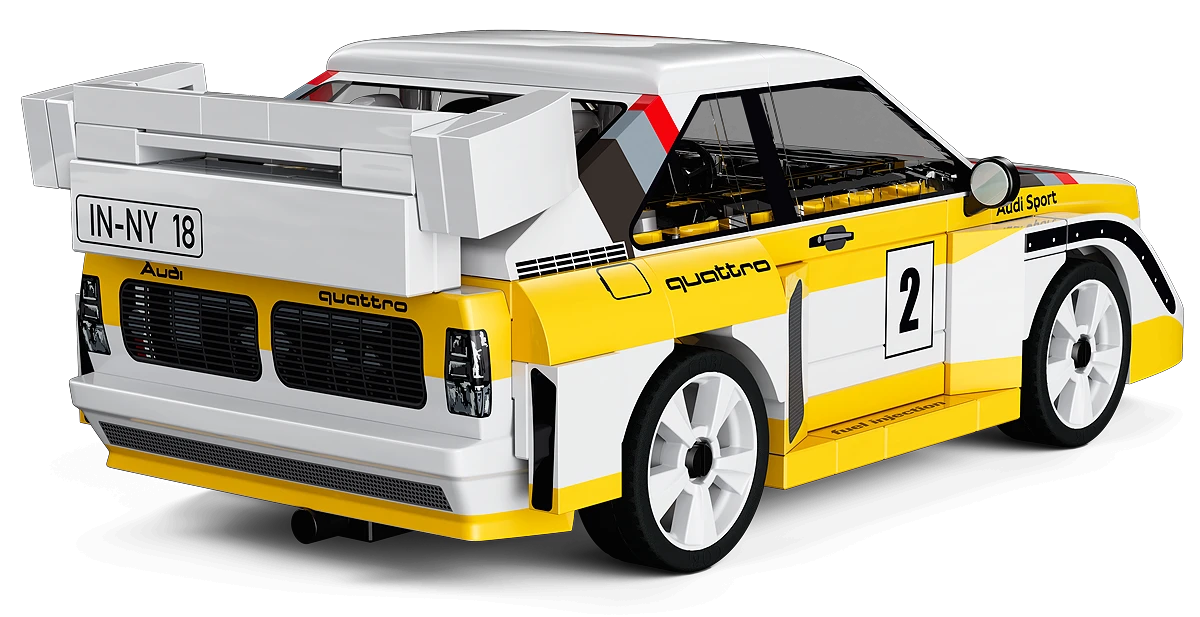 COBI 24667 Audi Sport Quattro S1 E2 1985 1:35 Brick Model 148pcs