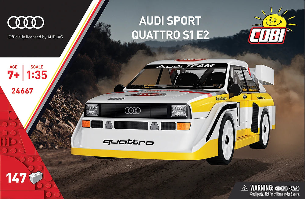 COBI 24667 Audi Sport Quattro S1 E2 1985 1:35 Brick Model 148pcs
