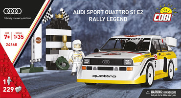 COBI 24668 Audi Sport Quattro S1 No.5 1:35 Brick Model 230pcs