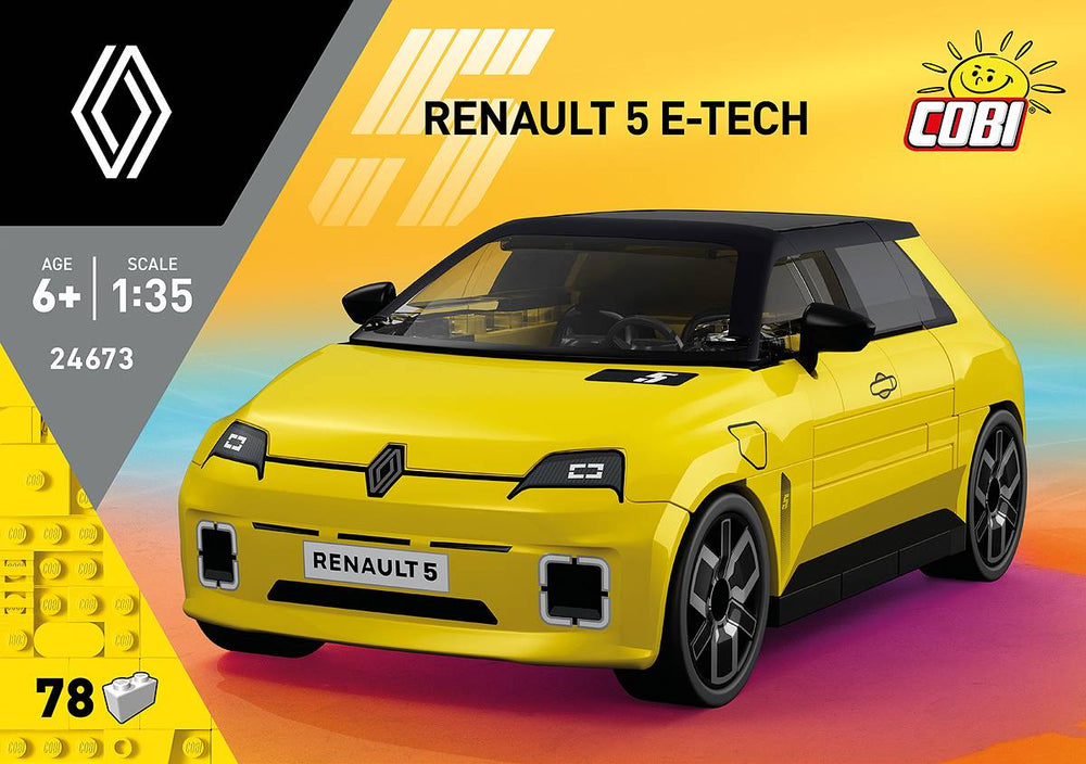COBI 24673 Renault 5 E-Tech 1:35 78pcs