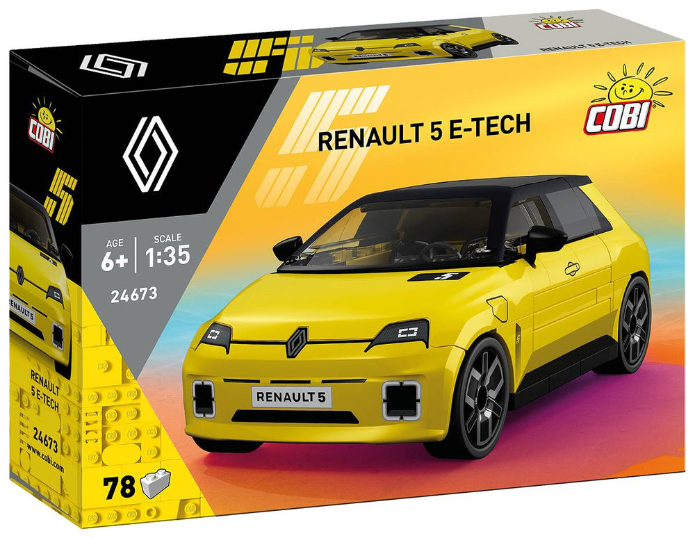 COBI 24673 Renault 5 E-Tech 1:35 78pcs