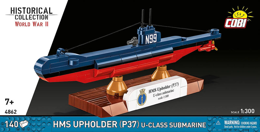 COBI 4862 HMS Upholder (P37) U-class 1:300 Brick Model Submarine 140pcs