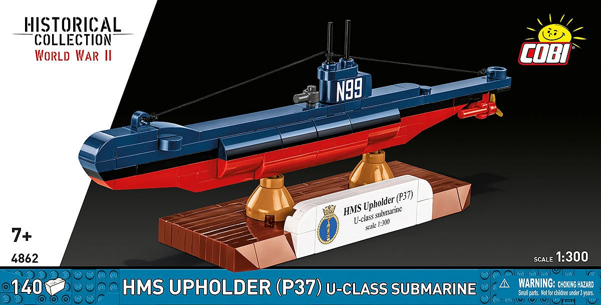 COBI 4862 HMS Upholder (P37) U-class 1:300 Brick Model Submarine 140pcs
