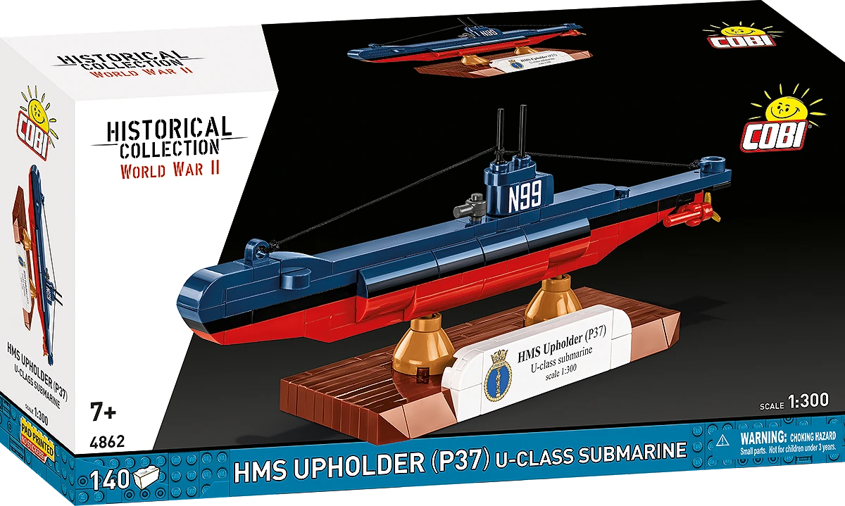 COBI 4862 HMS Upholder (P37) U-class 1:300 Brick Model Submarine 140pcs