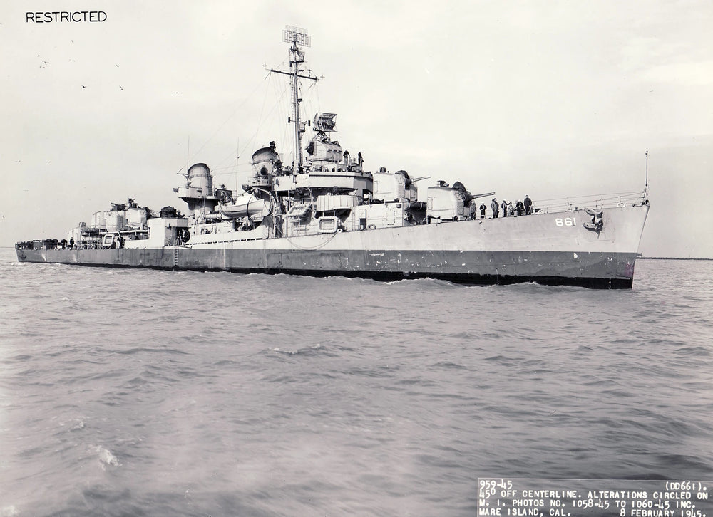 COBI 4866 USS Kidd Fletcher Class Destroyer 1:300 Brick Model 700pcs