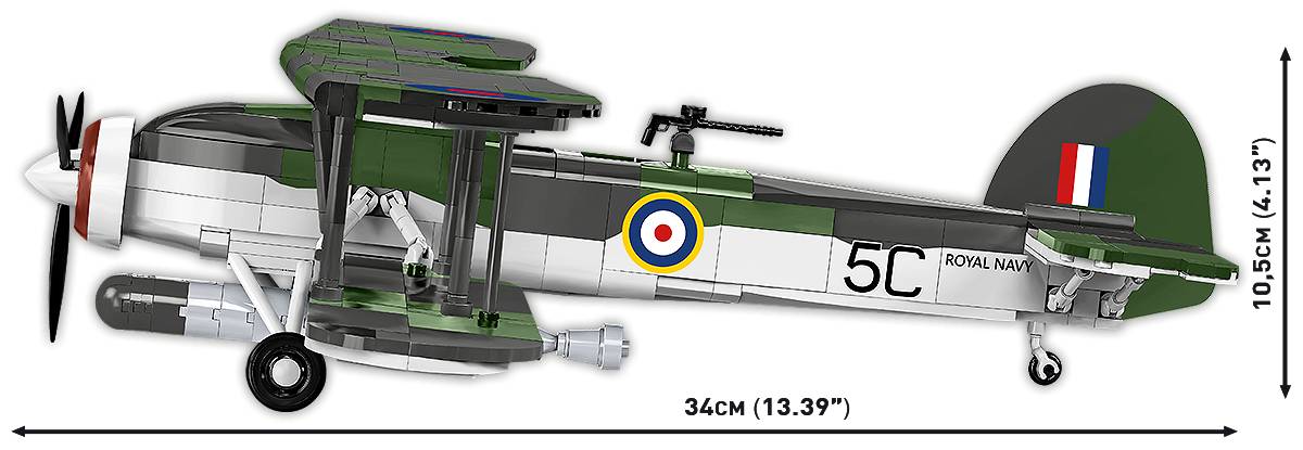 COBI 5769 Fairey Swordfish Executive Edition HC WWII 1:32 Brick Plane Kit 960pcs