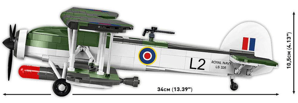COBI 5770 Fairey Swordfish HC WWII 1:32 Brick Model Plane Kit 809pcs