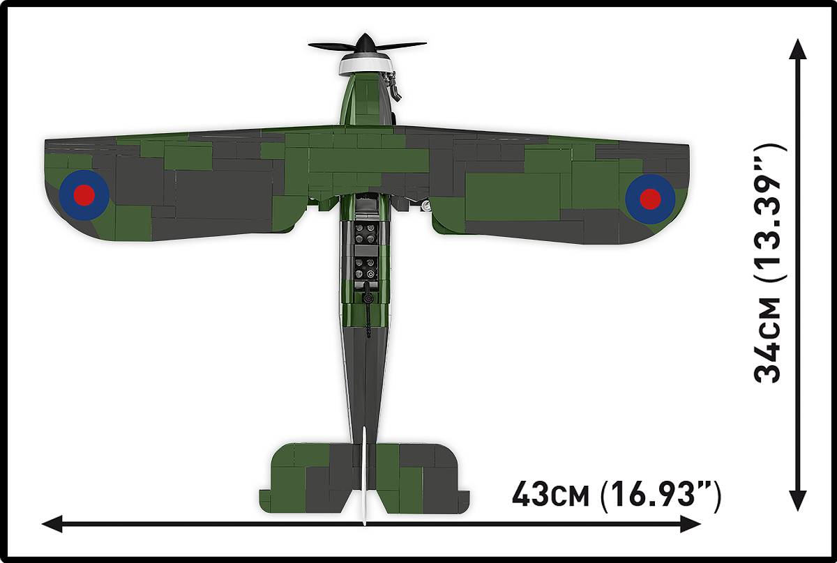 COBI 5770 Fairey Swordfish HC WWII 1:32 Brick Model Plane Kit 809pcs