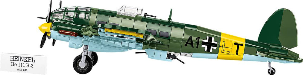 COBI 5772 Heinkel He 111 H-3 HC WWII 1:48 Brick Model Plane Kit 788pcs
