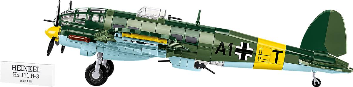 COBI 5772 Heinkel He 111 H-3 HC WWII 1:48 Brick Model Plane Kit 788pcs