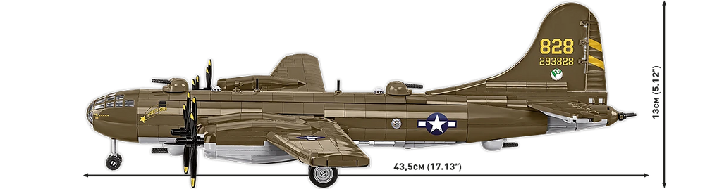 COBI 5774 Boeing B-29 Superfortress 1:72 Brick Model 1050pcs