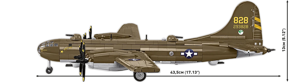 COBI 5774 Boeing B-29 Superfortress 1:72 Brick Model 1050pcs
