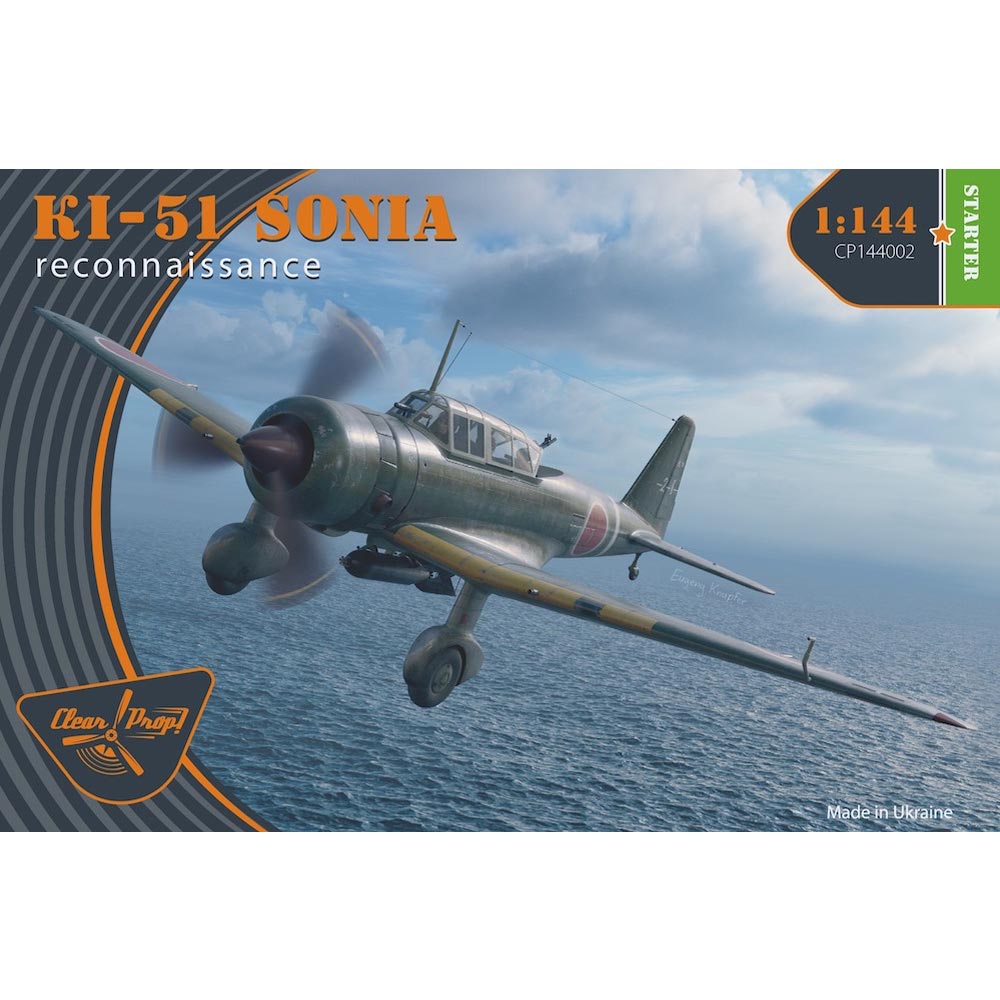 Clear Prop 144002 Mitsubishi K1-51 Sonia 1:144 Starter Model Kit