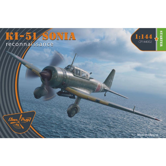 Clear Prop 144002 Mitsubishi K1-51 Sonia 1:144 Starter Model Kit