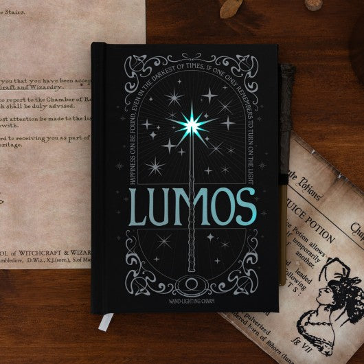 Harry Potter Lumos Maxima Premium A5 Notebook With Light Grupo Erik