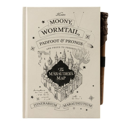 Harry Potter Marauder Map Optically Variable Ink A5 Premium Notebook Grupo Erik