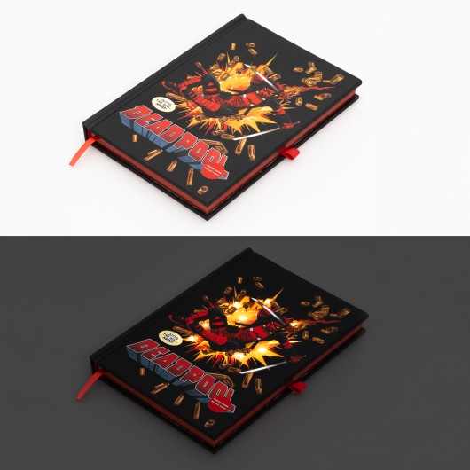Marvel Deadpool A5 Premium Notebook With Light Grupo Erik