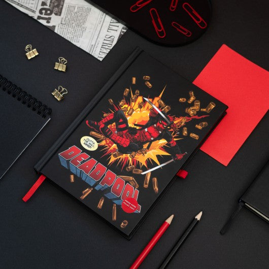 Marvel Deadpool A5 Premium Notebook With Light Grupo Erik