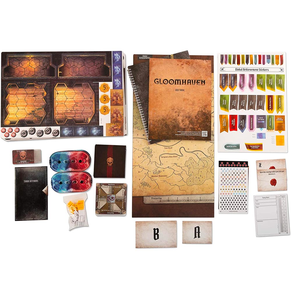 Gloomhaven (5th Printing) Board Game - Cephalofair Games - 1-4 Players