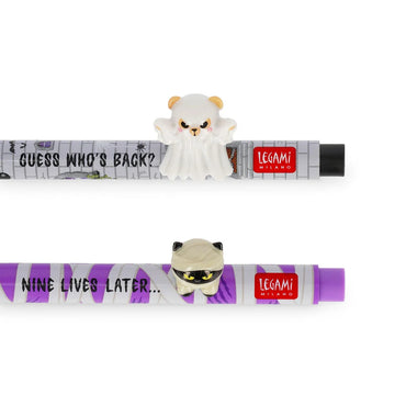 Legami Halloween 26 - Spooky Party - Glow in the Dark Gel Pens - Set of 2