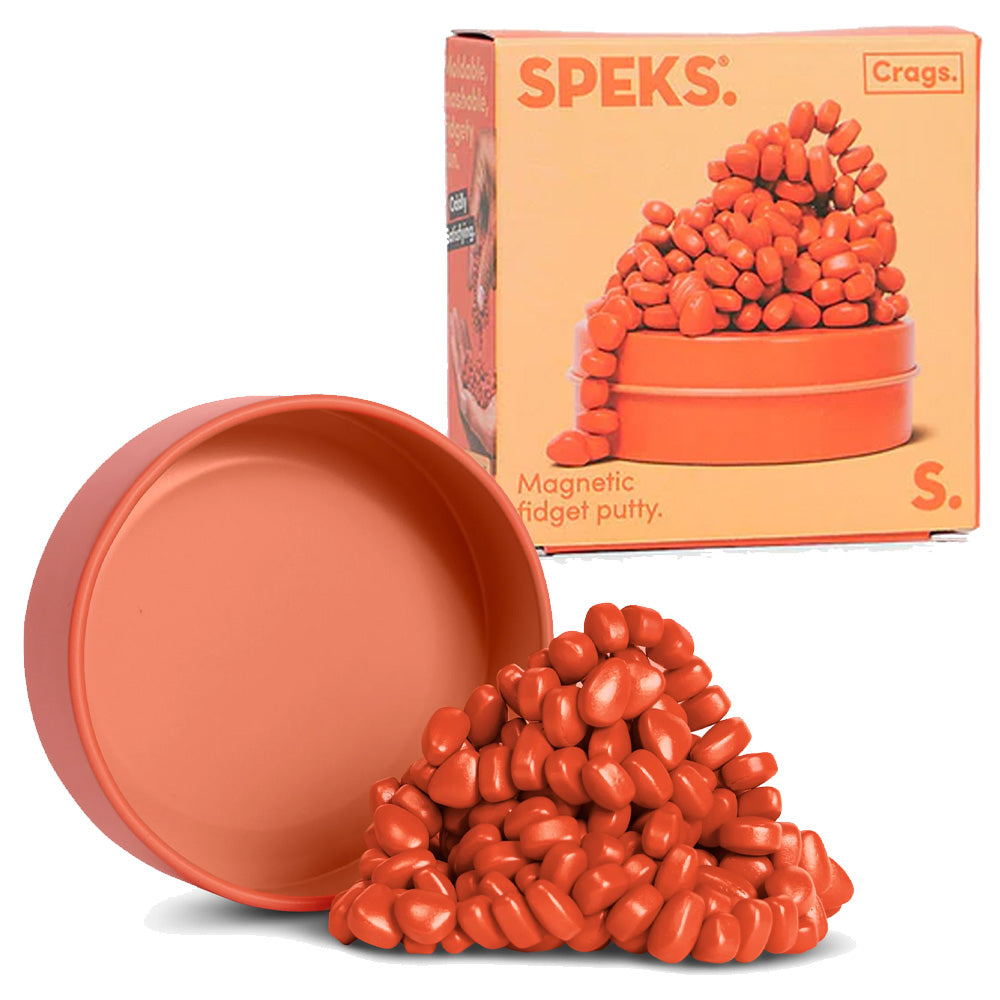 Speks Crags Mini (150+) Magnetic "Putty" - Coral Adult Fidget Stress-Relief