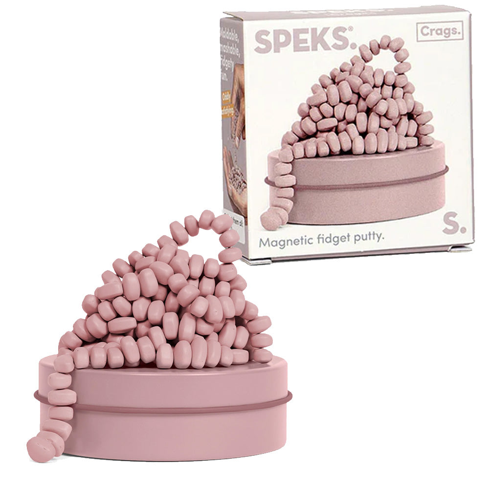 Speks Crags Mini (150+) Magnetic "Putty" - Rose Adult Fidget Stress-Relief