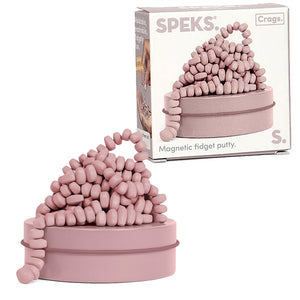 Speks Crags Mini (150+) Magnetic "Putty" - Rose Adult Fidget Stress-Relief