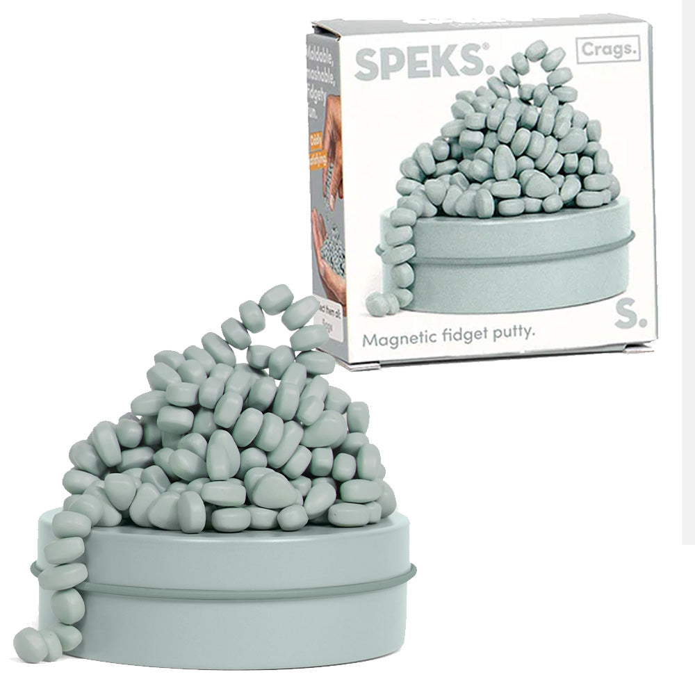Speks Crags Mini (150+) Magnetic "Putty" - Sage Adult Fidget Stress-Relief