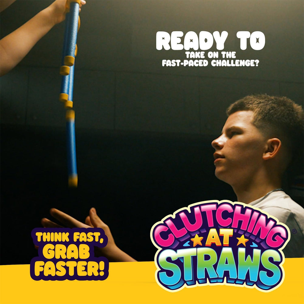 Clutching At Straws - Family Quick-Reaction Party Game from Left Field Toys 5+