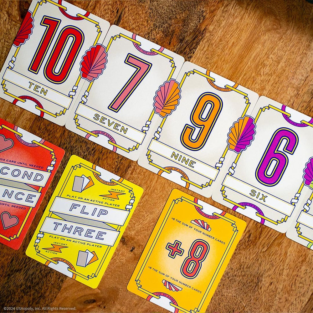 Flip 7 - Party Card Game - Age 8+ 3+ Players - USAopoly