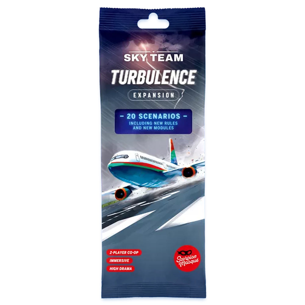 Sky Team Turbulence - Co-op Board Game Expansion - 2 Players Age 14+