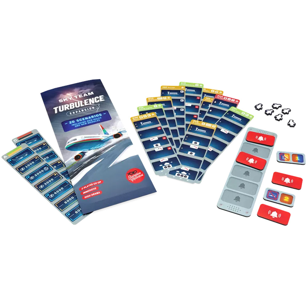 Sky Team Turbulence - Co-op Board Game Expansion - 2 Players Age 14+