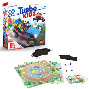Turbo Kids - Blindfolded Racing Board Game Age 7+ 2-6 Players